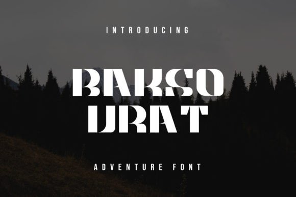 Bakso Urat Display Font for Bold, Stylish Web Headlines