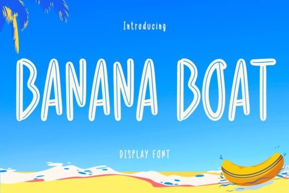 Banana Boat: A Tall, Skinny Display Font with Casual Charm