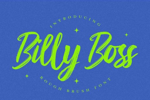 Billy Boss Font for Bold, Memorable Branding