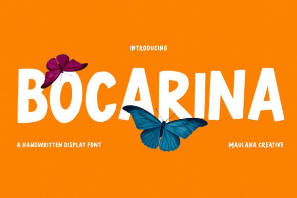 Bocarina: A Bouncy Display Font for Editorial Charm