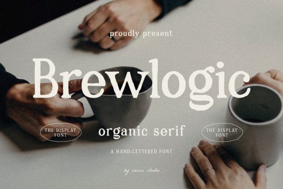 Brewlogic: Organic Serif Display Font for Small Business Branding