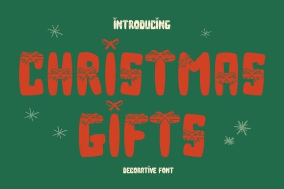Christmas Gifts Font for Playful, Authentic Branding