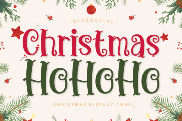 Christmas Ho Ho Ho Font for Festive Campaigns