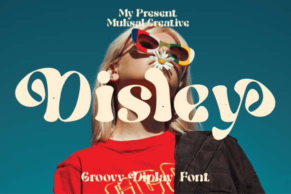Disley: A Groovy Display Font for Campaign-Ready Headlines