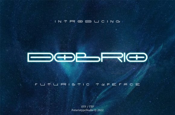 Dobrio: A Futuristic Display Font for Bold Editorial Moments