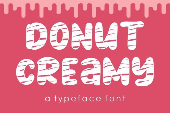 Donut Creamy Font for Playful, Memorable Branding