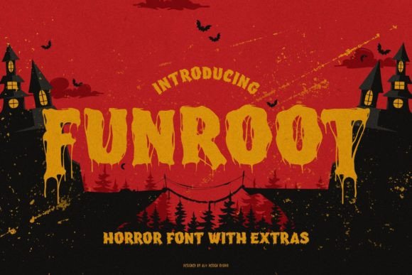 Funroot: A Spooky-Yet-Fun Display Font for Bold Creative Projects
