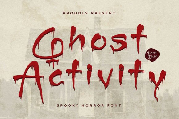 Ghost Activity: A Spooky Handwritten Display Font for Horror Brands
