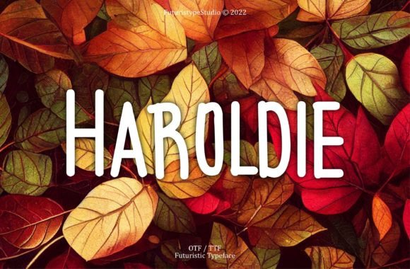 Haroldie: A Trendy Display Font for Editorial Impact