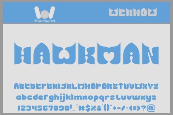 Hawkman Display Font for Joyful Digital Branding
