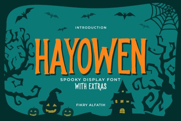 Hayowen: A Spooky Display Font for Halloween-Themed Websites