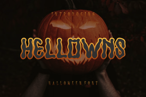 Hellowns Display Font for Bold, Spooky Branding