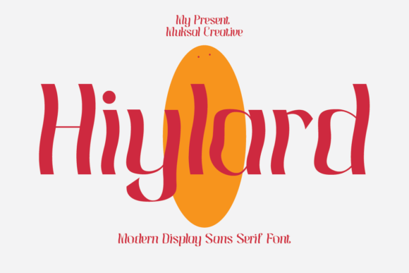 Hiylard: A Modern Display Font for Small Business Branding