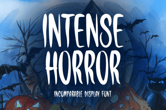 Intense Horror Font for Halloween Branding