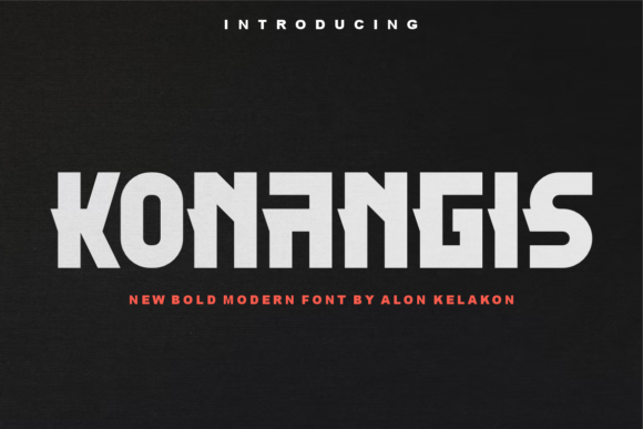 Konangis Display Font for Modern Handmade Brands
