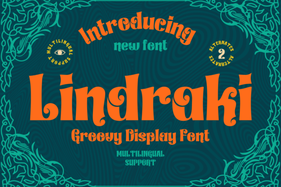 Lindraki: A Display Font That Feels Like a Smile