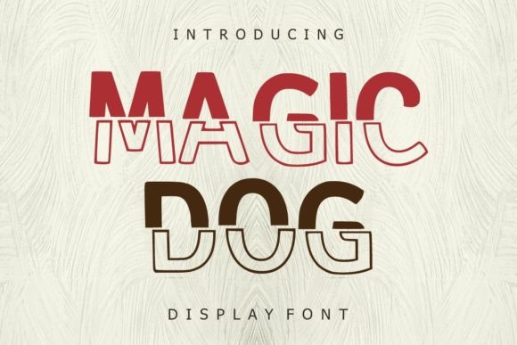 Magic Dog Font: A Playful Display Font for Handmade Creators