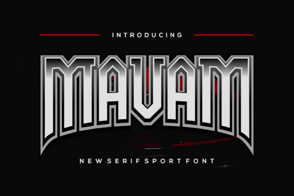 Mavam: A Bold Metallic Display Font for Scroll-Stopping Brand Content