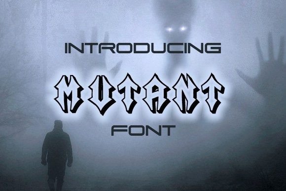 Mutant Gothic Display Font for Bold Digital Typography