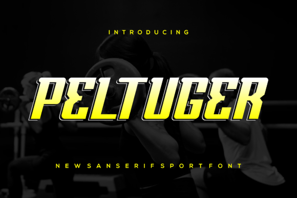 Peltuger: A Modern Display Font for Editorial Design