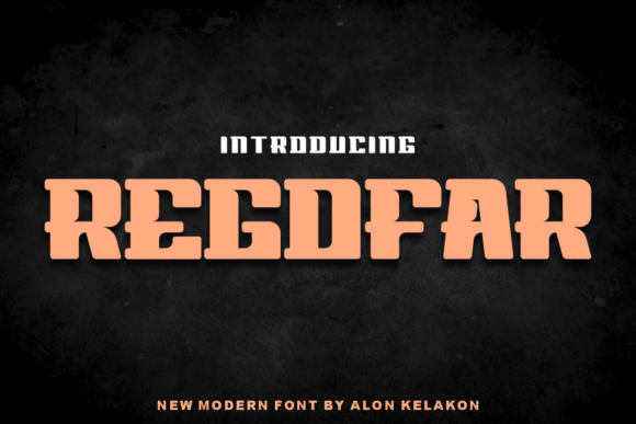 Regofar Display Font for Modern Web Design