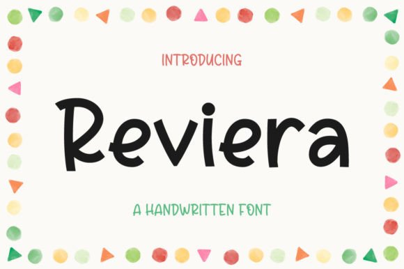 Reviera Handwritten Font for Romantic, Personalized Design