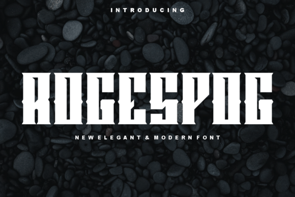 Rogespog Display Font for Bold Campaign Headlines