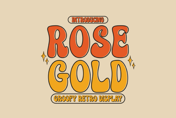 Rose Gold Font for Vintage-Inspired Branding