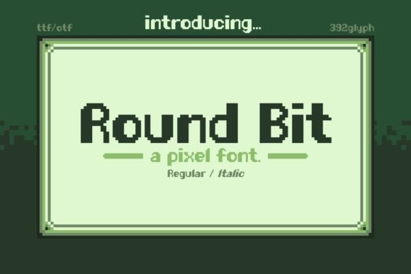 Round Bit: A Pixel-Perfect Display Font for Retro Campaigns