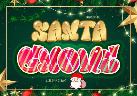 Santa Gnome Display Font for Playful, Trustworthy Digital Branding