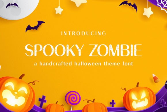 Spooky Zombie Font for Halloween Branding