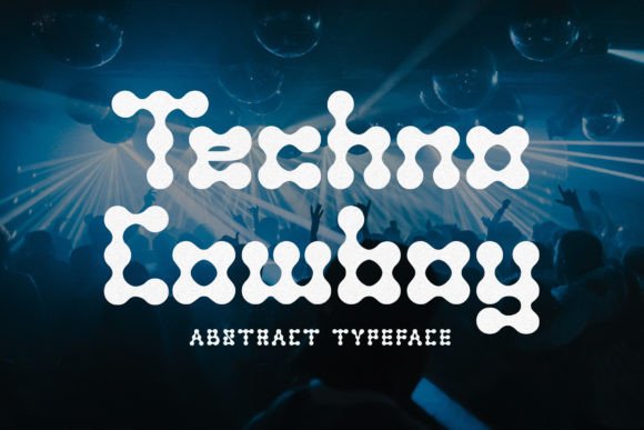 Techno Cowboy: A Modern Techno Display Font for Digital Design