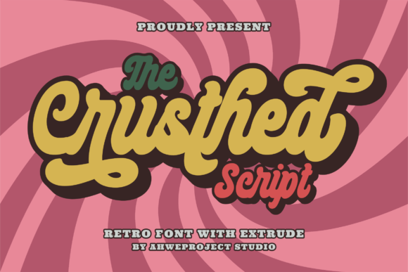 The Crusthed: A Bold Retro Display Font for Modern Web Design
