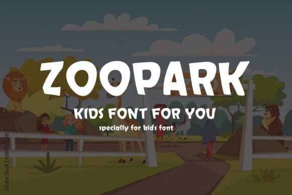Zoopark: A Fun and Friendly Display Font for Small Business Branding